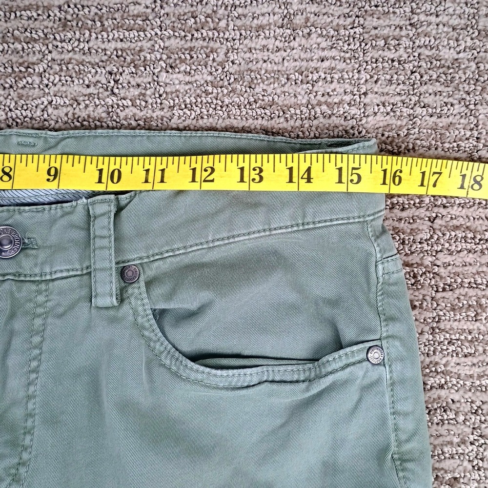 Brooks Brothers Slim Fit Pants Mens 31x30 Sage Green Chino Preppy Aesthetic - Picture 3 of 9
